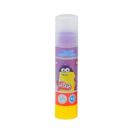 Play-Doh Stick Yapıştırıcı Transparan Renkli Mor 21 Gr