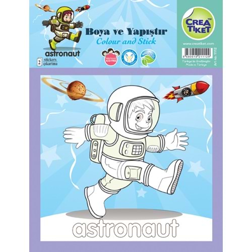 Crea Tiket Boyama Astronaut 1112