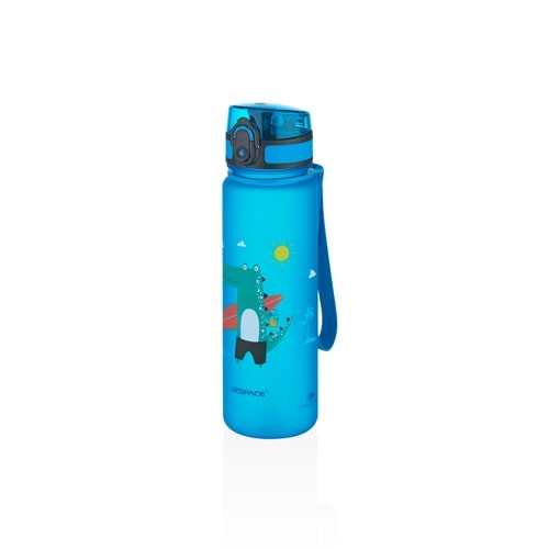 Uzspace Tritan Matara 500 ml Aurora Blue-Crocodile 3026