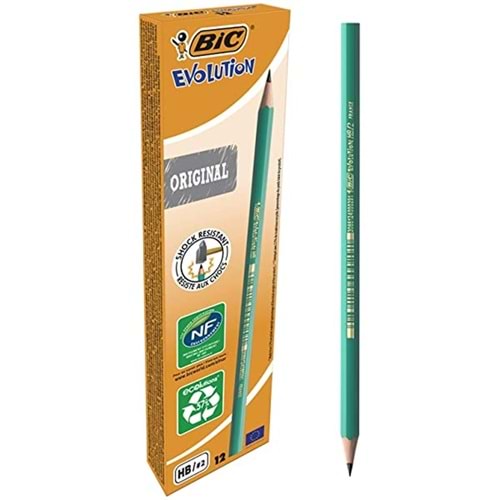 Bic Eco Evolution 650 HB Kurşun Kalem 12 Li Paket