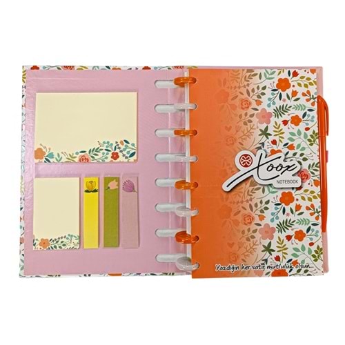 Notyaz A5 Kalemli Notebook XN-9855