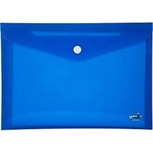 Umix A4 Çıtçıtlı Zarf Dosya Mavi U1121N-MA