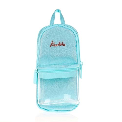 Kaukko Magical Junior Bag Kalem Çantası Transparent-Turkuaz K2501
