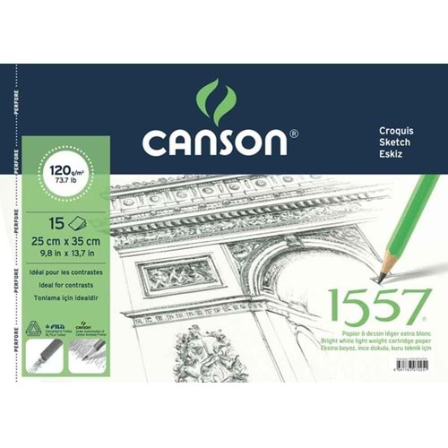Canson 25x35 cm Eskiz Defteri 120gr 0251