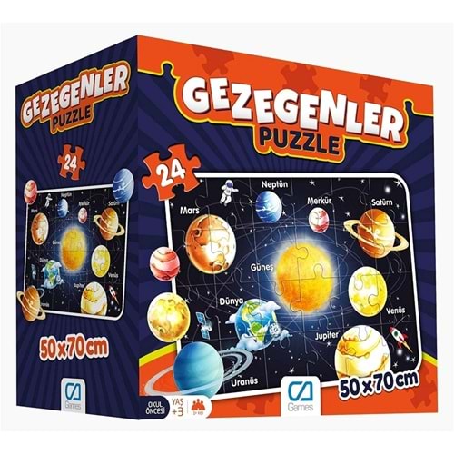 Ca Games Gezegenler 24 Parça Puzzle