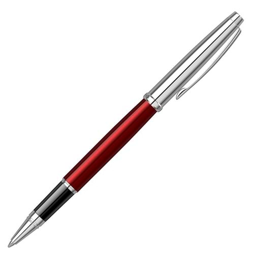Scrikss 800 M Kırmızı Krom Kristal Özel Kutulu Roller Tükenmez Kalem