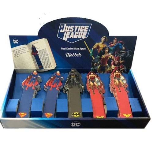 Mabbels DC Justice League Discount Bookmark Kitap Ayracı