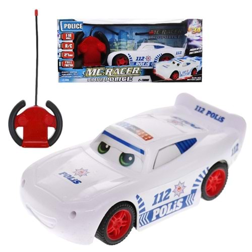 Can Ali Toys Kumandalı Mc Racer Polis Arabası