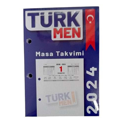 Türkmen Blok 2024 Masa Takvimi 10X12 cm 2024
