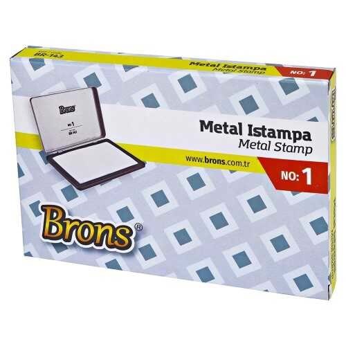 Brons No:1 Metal Istampa Büyük Boy BR-143