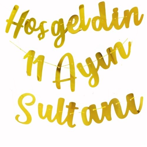 Hoşgeldin 11 Ayın Sultanı Kaligrafi Banner
