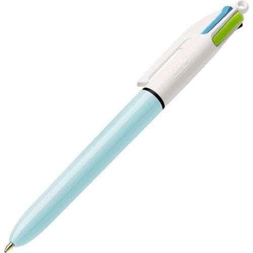 Bic Fonksiyonlu Tükenmez Kalem 1.0 mnm 4 Renk Su Yeşili Gövde
