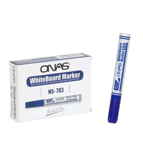 Onas Beyaz Tahta Kalemi Mavi NS-703