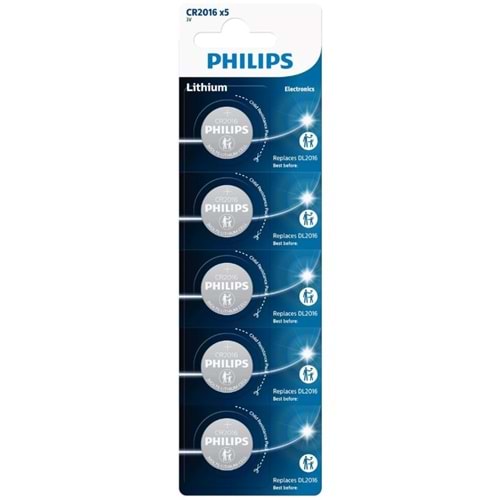 Philips Para Pil CR2016 3V 1 Adet