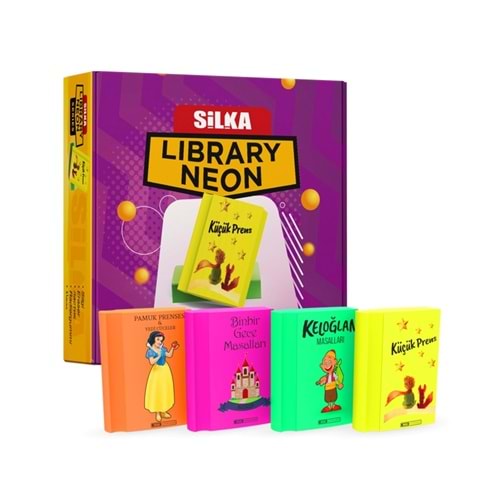 Silka Neon Renk Kitap Silgi ART-21