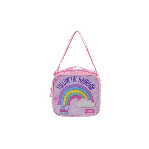 Muggle Soft Rainbow Beslenme Çantası Pembe Mu-6733