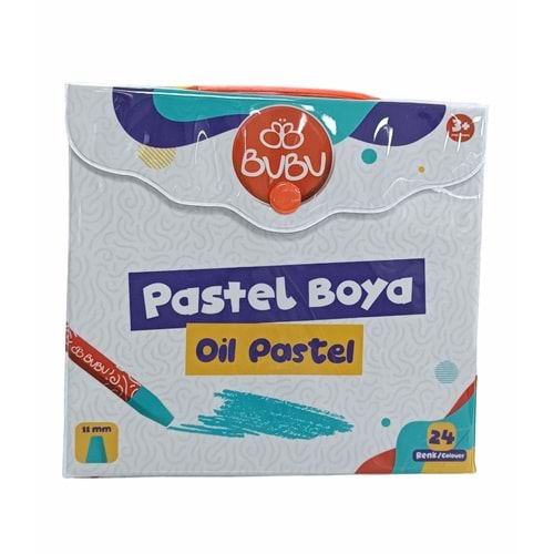 Bu-Bu Pastel Boya Çantalı 24 Renk