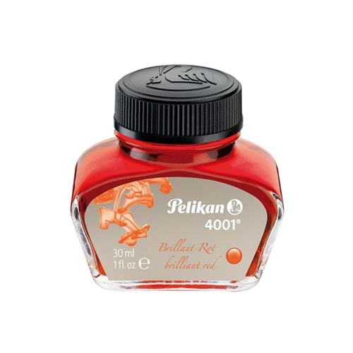 Pelikan 4001 Yazı Mürekkebi Kırmızı 30 ml