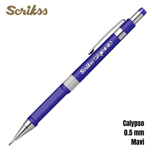 Scrikss Calypso Color Versatil Uçlu Kalem Mavi 0.5 Mm