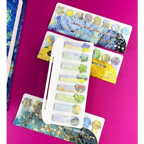 Van Gogh Temalı Post-İt 8 Li