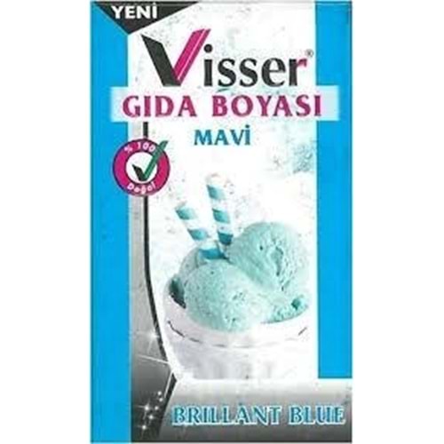 Visser Mavi Gıda Boyası 9 Gr.