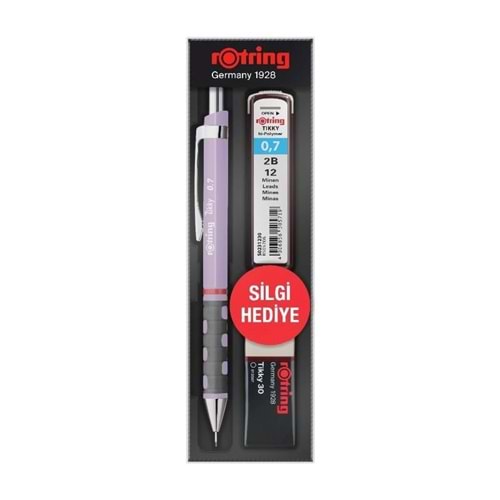 Rotring Tikky Min Silgi 3 Lü Okul Seti 0.7 Lila