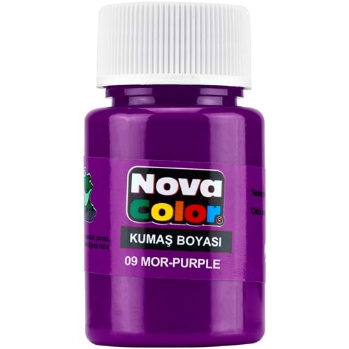 Nova Color Kumaş Boyası Şişe Mor 30 ml.