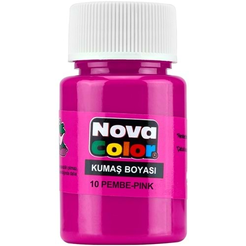 Nova Color Kumaş Boyası Şişe Pembe 30 ml.