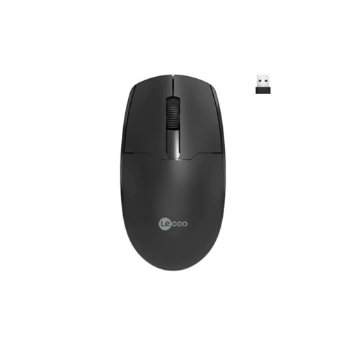 Lenova Lecoo Kablosuz Mouse Sessiz Usb Siyah WS204