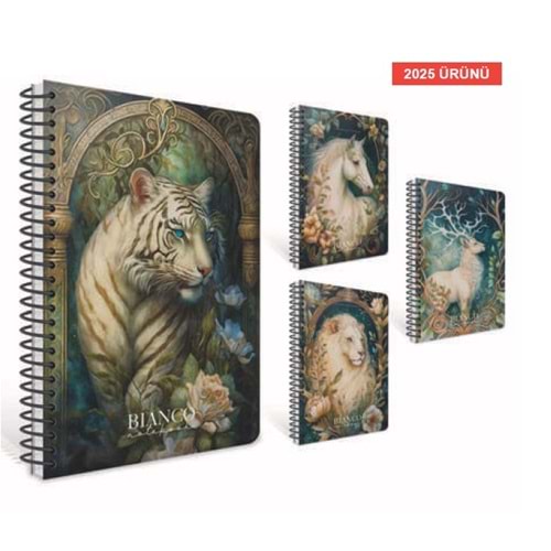 Gıpta Bianco Spiralli Karton Kpk. Defter A4 80 Yp. Çizgili