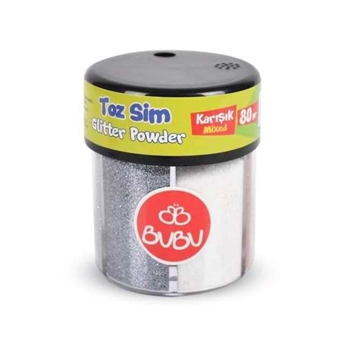 Bu-Bu Toz Sim 6 Renk 80 Gr.