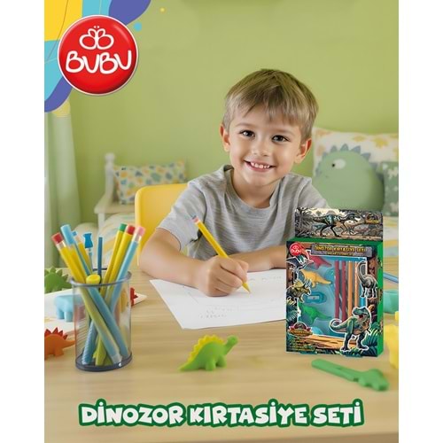 Bu-Bu Dinozor Kırtasiye Seti