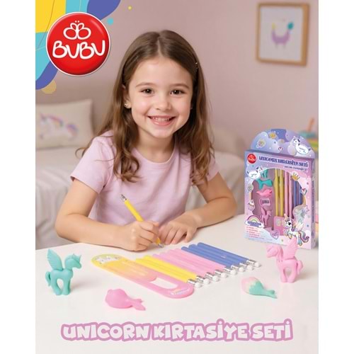 Bu-Bu Unicorn Kırtasiye Seti