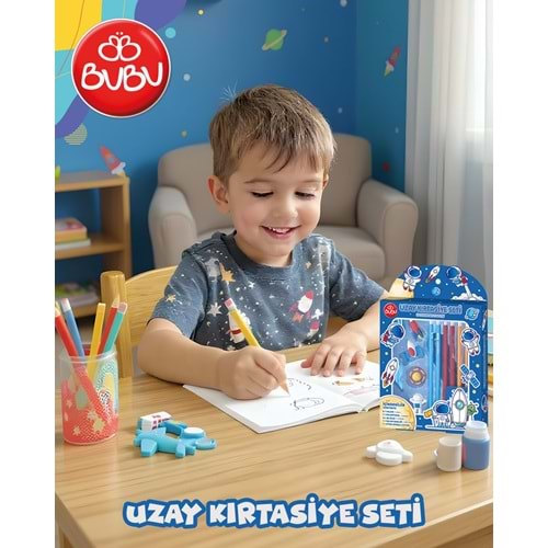 Bu-Bu Uzay Kırtasiye Seti