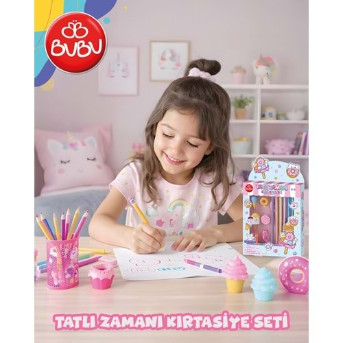 Bu-Bu Tatlı Zamanı Kırtasiye Seti