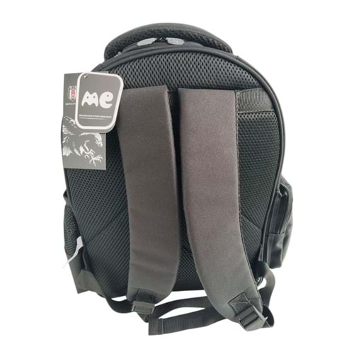 Me Çanta Beşiktaş İnce Çubuk Desenli Suni Deri Okul Çantası 25352