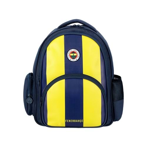 Me Çanta Fenerbahçe Efsane Çubuklu Suni Deri Okul Çantası 25756