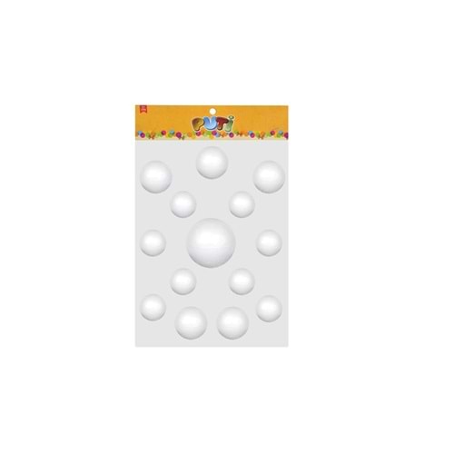 Puti Karışık Köpük Top 6.5 cm 1 ad 5 cm 4 ad 3 cm 8 ad Karışık 06352