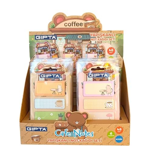 Gıpta Coffe Yapışkanlı Not Kağıdı Seti K0134