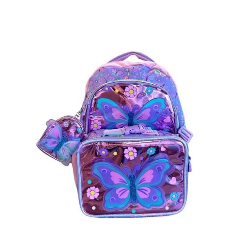 Dream Vest Kelebek 3 Lü Çanta Seti (SET0017)