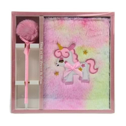 Lilamor Kalemli Peluş Defter Seti Baby Unicorn LLM-SETDKL-007