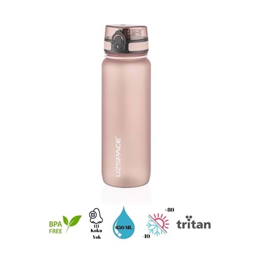 Uzspace Tritan Matara 650 ml. Kahverengi 3053