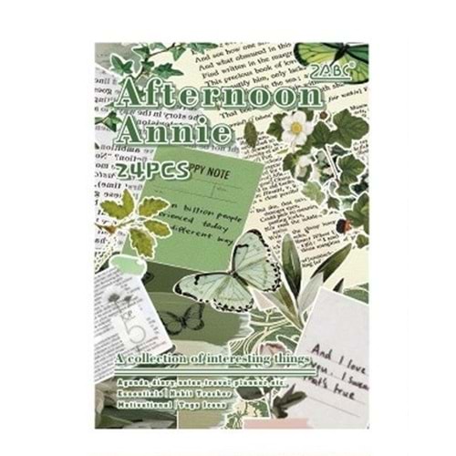 Afternoon Annie Sticker Defteri 24 Sayfa