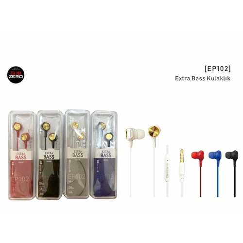 Subzero EP102 Extra Bass Mikrofonlu Kulaklık