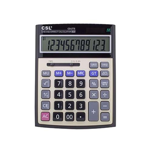 CSL Masaüstü Hesap Makinesi 12 Hane CS-2TS