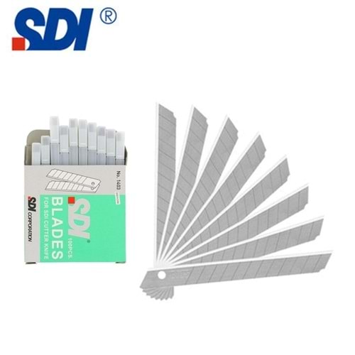 SDI Maket Bıçağı Dar Yedek 1403 10 Lu