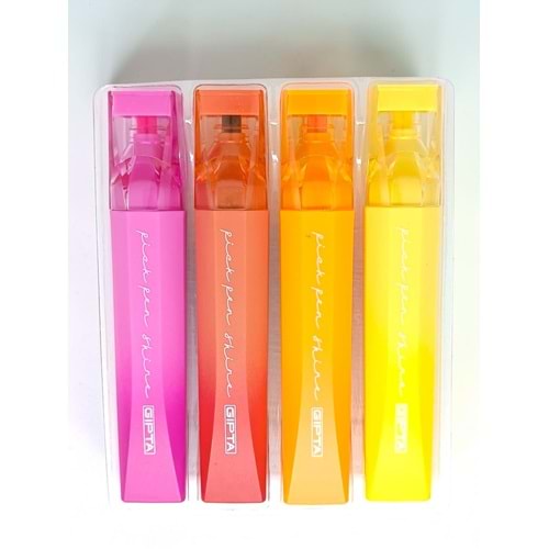 Gıpta Fosforlu Kalem Pickpen Shine 4 Renk Set F1710