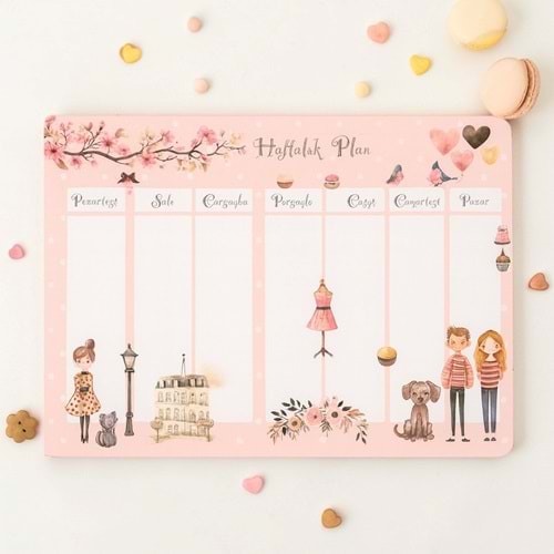 Gıpta Haftalık Planlayıcı 17x24 cm 52 Yp. 7326