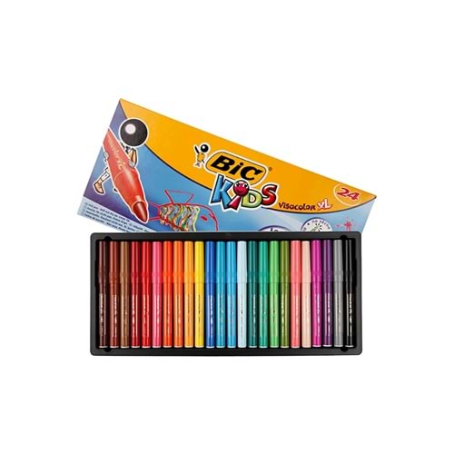 Bic Yıkanabilir Jumbo Keçeli Boya Kalemi Seti 24 Renk