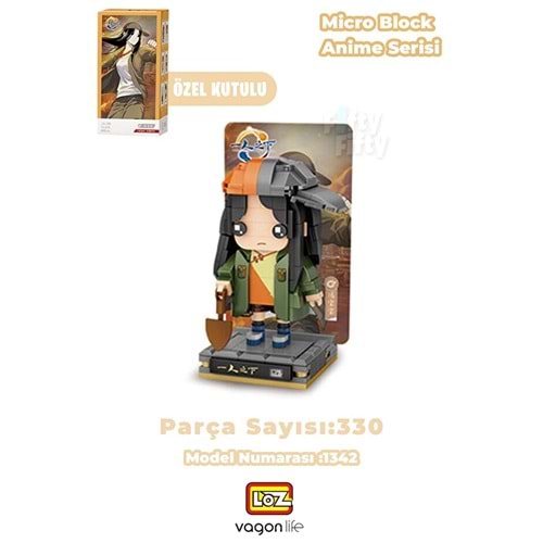 Anime Figür Blok Oyuncak 1342 (330 Parça)